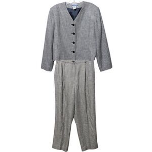 PENDLETON Vintage Houndstooth Silk Blend Two Piece Suit Set 14